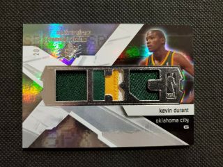 2008 - 09 Kevin Durant Spx Winning Materials Patch Sp Insert 20/25 Ud Game -
