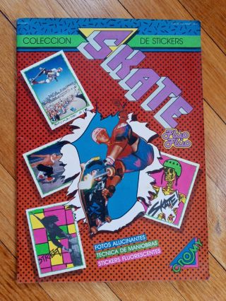 1989 Album Tony Hawk Rodney Mullen Rookie Stickers Card Cromy 80s Pre Si Kids