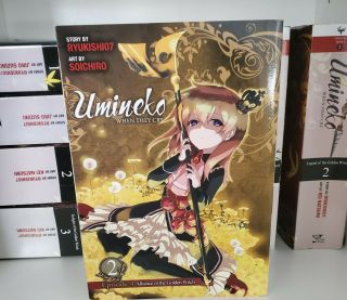 Umineko When They Cry English Manga Volume 2 Alliance Of The Golden Witch Great