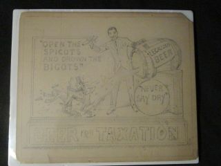 Unknown - Orig Drawing - End Prohibition - - Tax Beer