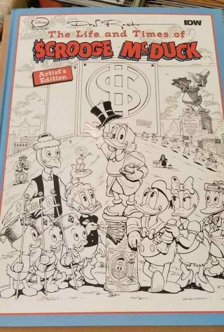 Don Rosa Artist Edition Life And Times Of Scrooge Mcduck Idw