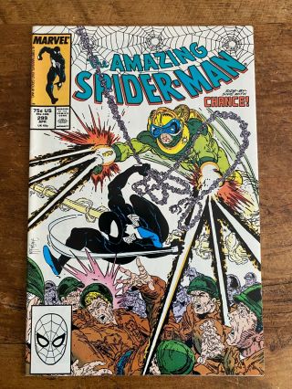 The Spider - Man 299 Marvel 1988 2nd Cameo Appearance Of Venom A