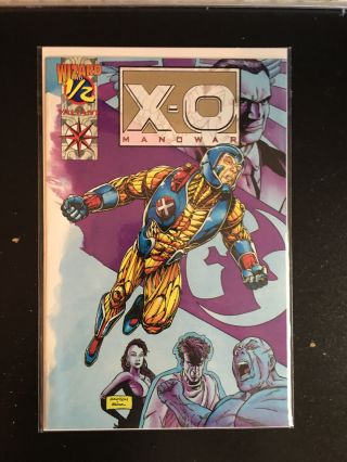 Valiant Comics X - O Manowar 1/2 Gold Vhtf Rare