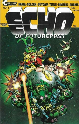 Echo Of Futurepast 1 - 9 Comic Set 1984 - Continuity Comics - Bucky O 