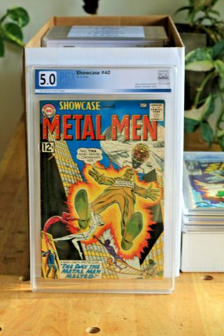 D.  C Showcase Comics 40 Vg/fn 5.  0 1962 Metal Men - Dc