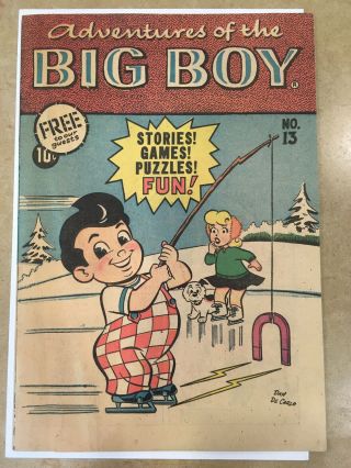 Adventures Of The Big Boy 13 Promotional Comic - Dan Decarlo Art Vg