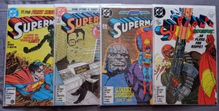 Superman 1987 1 2 3 4 9 11 17 Dc Comics 1st Appearance Bloodsport Byrne Vol.  2