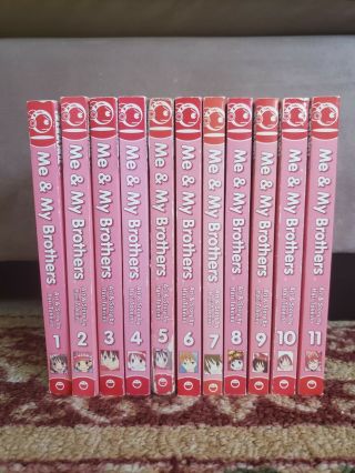 Me And My Brothers - Vol.  1 - 11 Complete Series - English Manga - Hari Tokeino
