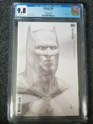 Cgc 9.  8 Federici Batman 106 Sketch Variant 1st Appearance Of Miracle Molly 1:25