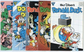 Donald Duck 246 - 279 Complete Set avg.  NM,  9.  6 white pages Gladstone 1986 2