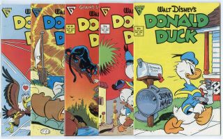 Donald Duck 246 - 279 Complete Set avg.  NM,  9.  6 white pages Gladstone 1986 3