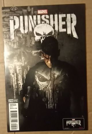 Punisher 218 | Nm | Vhtf Photo Variant | 1st Punisher War Machine | Very Rare