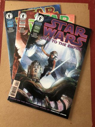 Star Wars Heir To The Empire 2,  3,  4 Dark Horse Comics 1996 Mara Jade 1st Cover