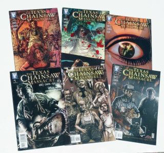 Texas Chainsaw Massacre 1 - 6 Complete Set 2007 Dc Comics/wildstorm