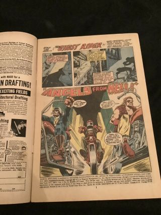 MARVEL SPOTLIGHT 6 Origin & 2nd app Ghost Rider Bronze Age Marvel 1972 Good, 3
