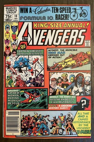 Avengers Annual 10 First Rogue Appearance 1st App King - Size | Marvel 1981 Key
