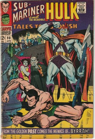Tales To Astonish 90 Vg,  1967 1st App Of Abomination Shang - Chi Movie