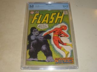 Dc The Flash 127 March 1962 Gorilla Grodd Cbcs 5.  0 Off - White To White Pages