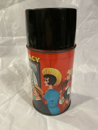 1967 DICK TRACY METAL THERMOS Only Aladdin Vintage 2