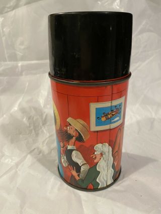 1967 DICK TRACY METAL THERMOS Only Aladdin Vintage 3
