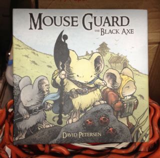 2012 Drew Petersen " Mouse Guard - The Black Axe " Vol.  3 H/c Signed W/illustration