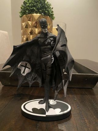 Batman Black And White Statue/figure By Gerard Way,  No Box