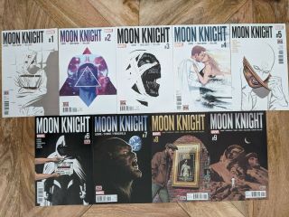 Moon Knight Marvel Comic Issues 1 - 9 By Jeff Lemire