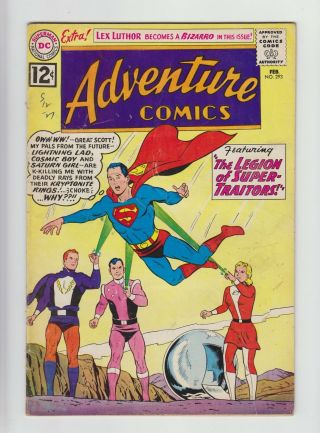 Adventure Comics (1938 1st Series) 293 W/ 1st Legion Of Pets Appearance