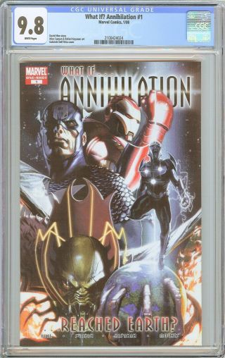 What If? Annihilation 1 Cgc 9.  8 White Pages (2008) 2100424024