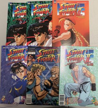 Street Fighter Ii:the Animated Movie Two 1s,  2,  3,  5 Nm - Rare Bagged And Boarded