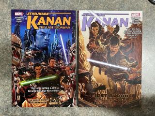 Star Wars Kanan: The Last Padawan Tpb Volume 1 & 2 Set Marvel 2015 Graphic Novel